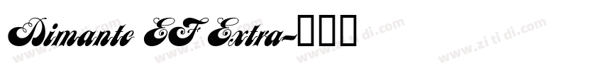 Dimante EF Extra字体转换